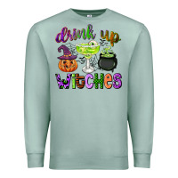 Seafoam drink up witches Premium Sweatshirt - CowGirlArtShop