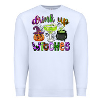 White drink up witches Premium Sweatshirt - CowGirlArtShop