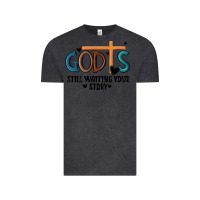Vintage Black god is still waiting your story Vintage Tee - MaliasSmallBusiness