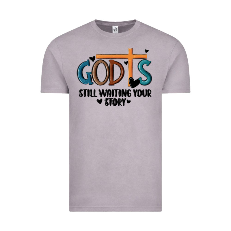 God Is Still Waiting Your Story Vintage Tee by MaliasSmallBusiness | Teevron