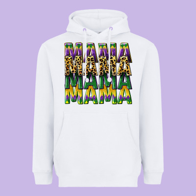 Mama Mardi Gras Heavyweight Hoodie Designed By Cowgirlartshop