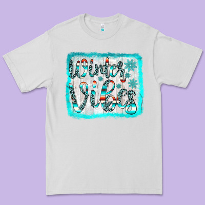 Winter Vibes Premium Tee Designed By Jahusdesignshop