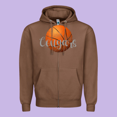 Cougars Zipper Hoodie Designed By Bettercallsaul
