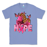 Colony Blue Hope Breast Cancer nails Classic Tee - NancyCooperArtShop