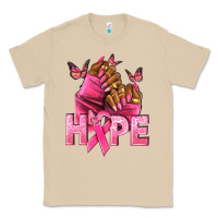 Mushroom Hope Breast Cancer nails Classic Tee - NancyCooperArtShop