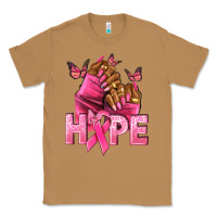 Toasted Coconut Hope Breast Cancer nails Classic Tee - NancyCooperArtShop