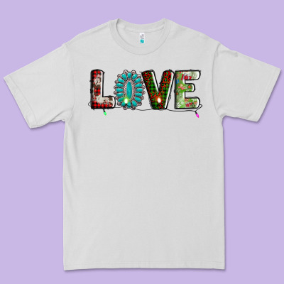 Love Christmas Gemstone Premium Tee Designed By Adodesignshop