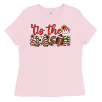 Bubblegum Pink tis the season american football little debbie tree cakes Ladies Tee - JahusDesignShop