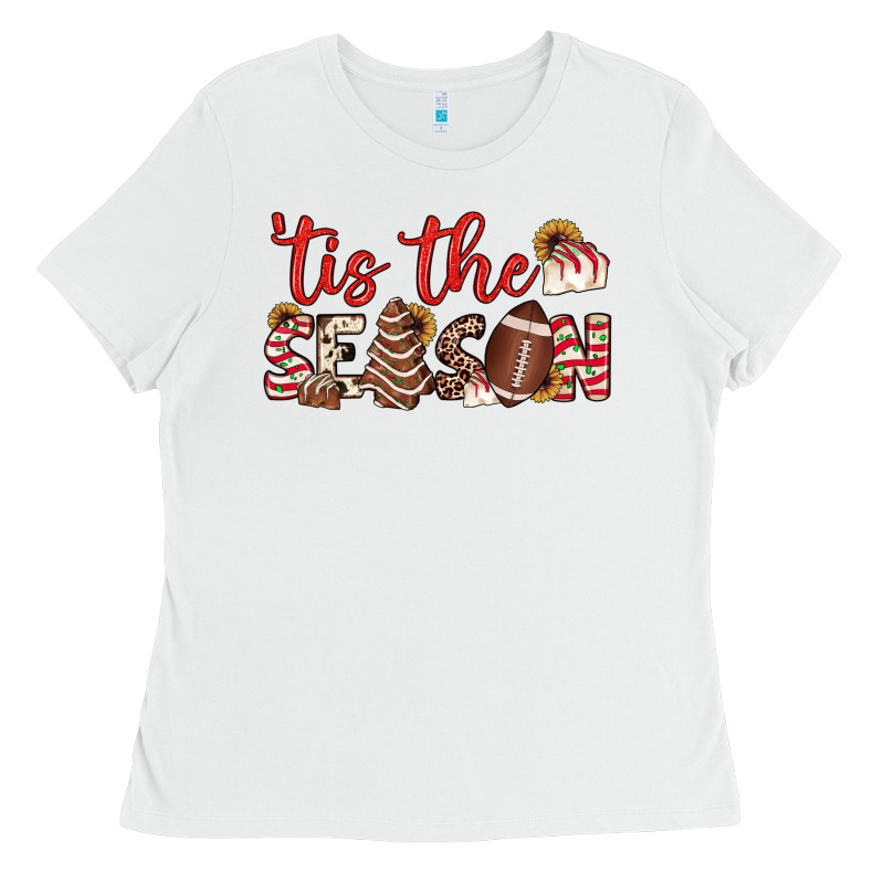 Tis The Season American Football Little Debbie Tree Cakes Ladies Tee by JahusDesignShop | Teevron