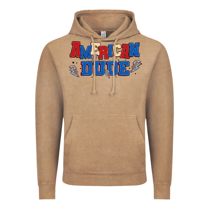 American Dude Vintage Hoodie by MaliasSmallBusiness | Teevron