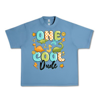 Pebble Blue one cool dude Urban Heavy Tee - MaliasSmallBusiness