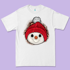 Snowman Premium Tee Designed By Jahusdesignshop