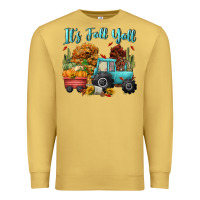 Antique Gold its fall yall Premium Sweatshirt - CowGirlArtShop
