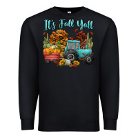 Black its fall yall Premium Sweatshirt - CowGirlArtShop