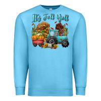 Ocean Blue its fall yall Premium Sweatshirt - CowGirlArtShop