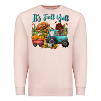 Pale Pink its fall yall Premium Sweatshirt - CowGirlArtShop