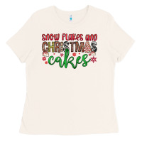 Bone Snowflakes and Christmas cakes Ladies Tee - JahusDesignShop