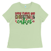 Matcha Snowflakes and Christmas cakes Ladies Tee - JahusDesignShop