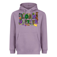 Lavender loan officer mardi gras cowgirl Heavyweight Hoodie - CowGirlArtShop