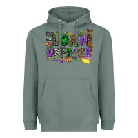 Sage loan officer mardi gras cowgirl Heavyweight Hoodie - CowGirlArtShop