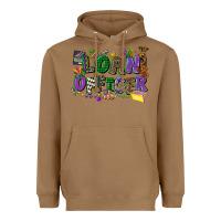 Toasted Coconut loan officer mardi gras cowgirl Heavyweight Hoodie - CowGirlArtShop