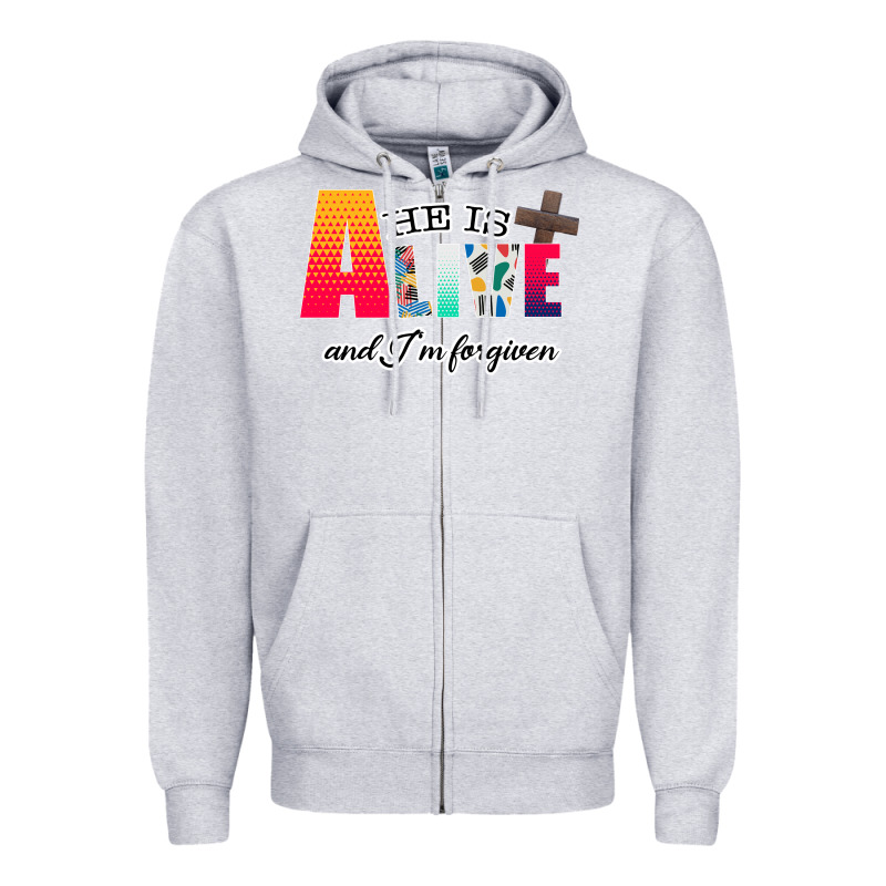 He Is Alive Zipper Hoodie by Bettercallsaul | Teevron