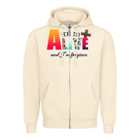 Sandshell He is Alive Zipper Hoodie - Bettercallsaul