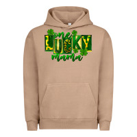 Pigment Burro one lucky mama st patricks Urban Hoodie - FaDigitalArtStudio