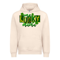 Sandshell one lucky mama st patricks Urban Hoodie - FaDigitalArtStudio