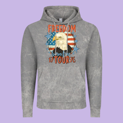 Freedom Born Free Tour 1776 Vintage Hoodie Designed By Maliassmallbusiness