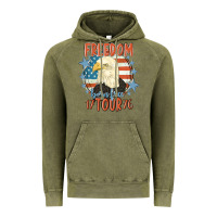 Vintage Olive freedom born free tour 1776 Vintage Hoodie - MaliasSmallBusiness