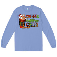 Coffee And Christmas Cheer Long Sleeve Tee | Teevron