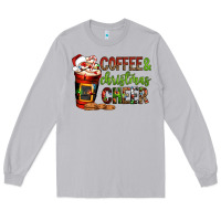 Moon Dust Coffee and Christmas cheer Long Sleeve Tee - NancyCooperArtShop