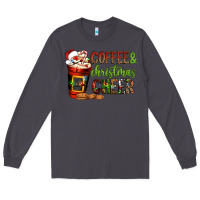 Smoke Coffee and Christmas cheer Long Sleeve Tee - NancyCooperArtShop