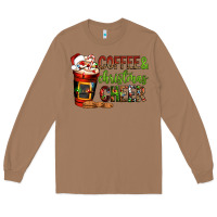 Toasted Coconut Coffee and Christmas cheer Long Sleeve Tee - NancyCooperArtShop