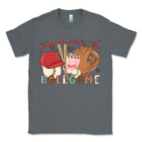 Charcoal Heather take me out to the ballgame Classic Tee - MaliasSmallBusiness