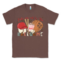 Chestnut take me out to the ballgame Classic Tee - MaliasSmallBusiness