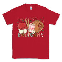 Red take me out to the ballgame Classic Tee - MaliasSmallBusiness