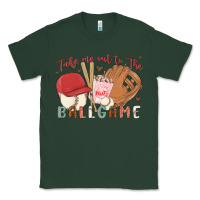 Sports Green take me out to the ballgame Classic Tee - MaliasSmallBusiness