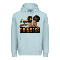 Blue Mist i am melanin princess black peekaboo Premium Hoodie - CowGirlArtShop