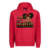 Cardinal i am melanin princess black peekaboo Premium Hoodie - CowGirlArtShop