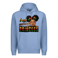Colony Blue i am melanin princess black peekaboo Premium Hoodie - CowGirlArtShop
