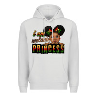 Dove Grey i am melanin princess black peekaboo Premium Hoodie - CowGirlArtShop