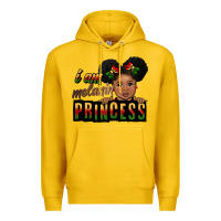 I Am Melanin Princess Black Peekaboo Premium Hoodie | Teevron