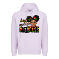 Lilac i am melanin princess black peekaboo Premium Hoodie - CowGirlArtShop
