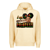Pina Colada i am melanin princess black peekaboo Premium Hoodie - CowGirlArtShop