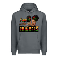 Rock i am melanin princess black peekaboo Premium Hoodie - CowGirlArtShop