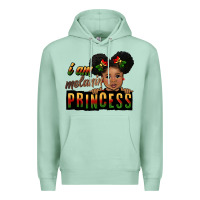 Seafoam i am melanin princess black peekaboo Premium Hoodie - CowGirlArtShop