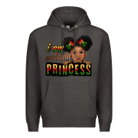 Smoke i am melanin princess black peekaboo Premium Hoodie - CowGirlArtShop