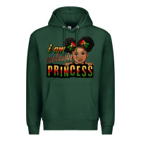 Sports Green i am melanin princess black peekaboo Premium Hoodie - CowGirlArtShop